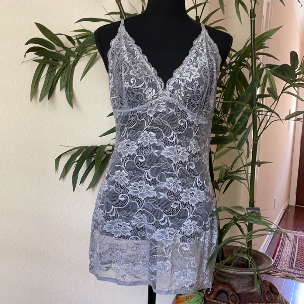 Avidlove light gray lace all see through, SALE